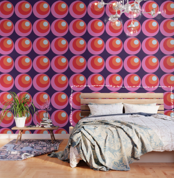 Wallpaper Motif Abstrak Klasik